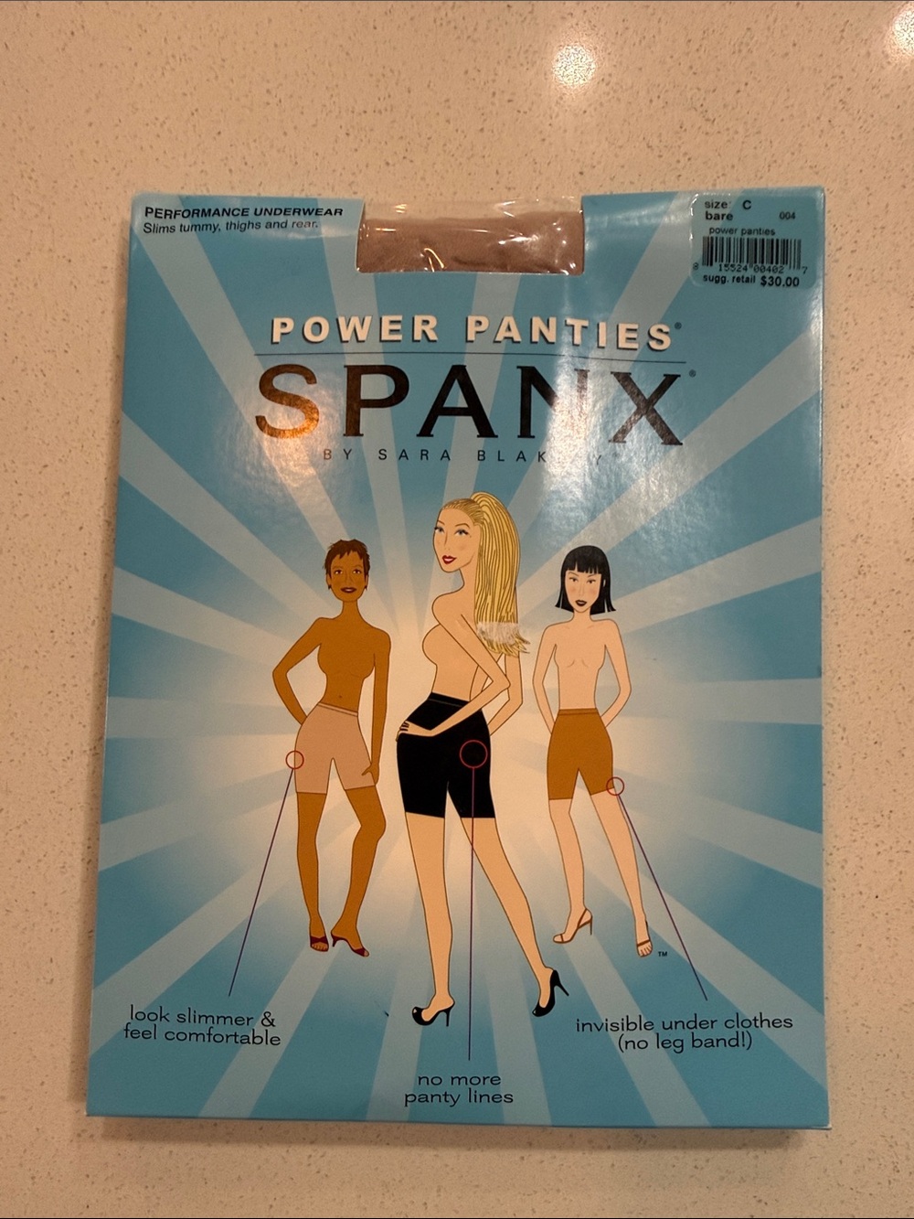SPANX Power Panties Size C Bare